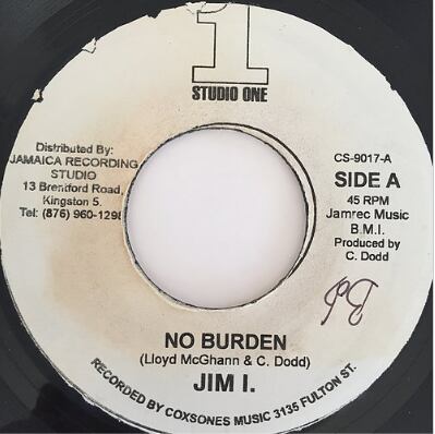Jim I.（ジム・I） - No Burden【7'】