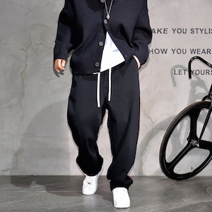 Wide relaxed sweat pants 1216