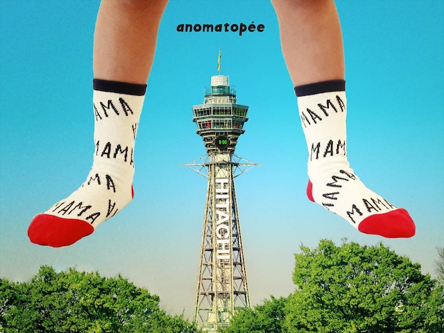 anomatopee socks 【親愛なるMAMA】 アノマトペ　ソックス　靴下　S〜L(１３cm〜２４cm)