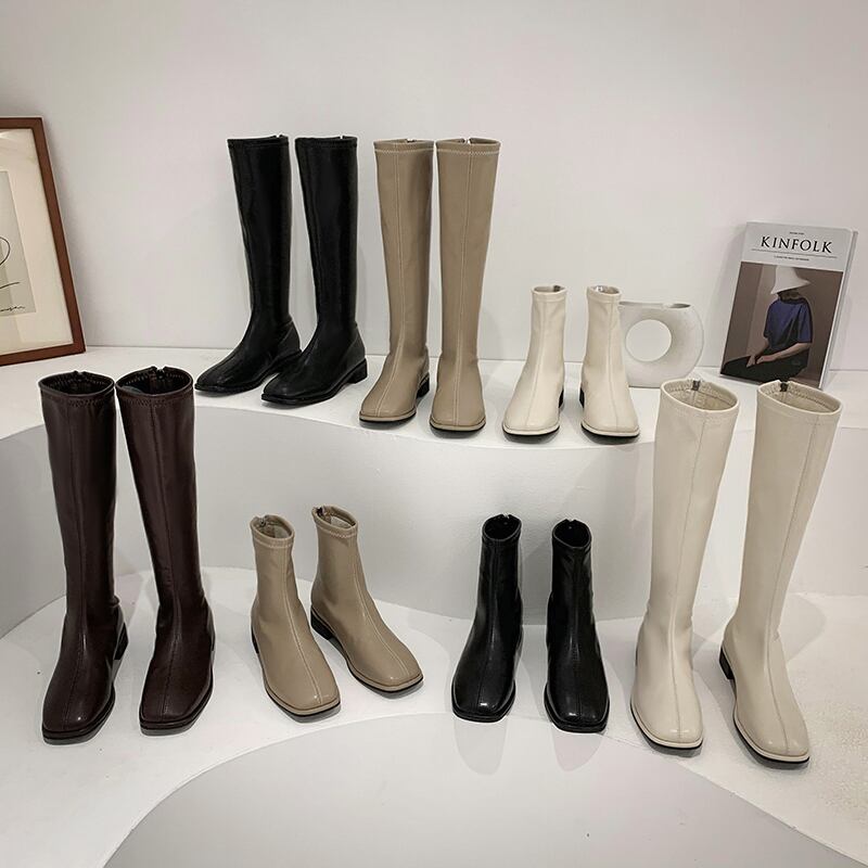 ショートブーツオータムウィンターシングルレッドカラー 靴 シューズ 秋物 冬物 フェイクシューズ96525744760