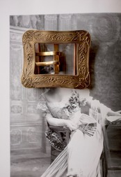 フランス 8c 菫たちの真鍮製バックル アンティーク