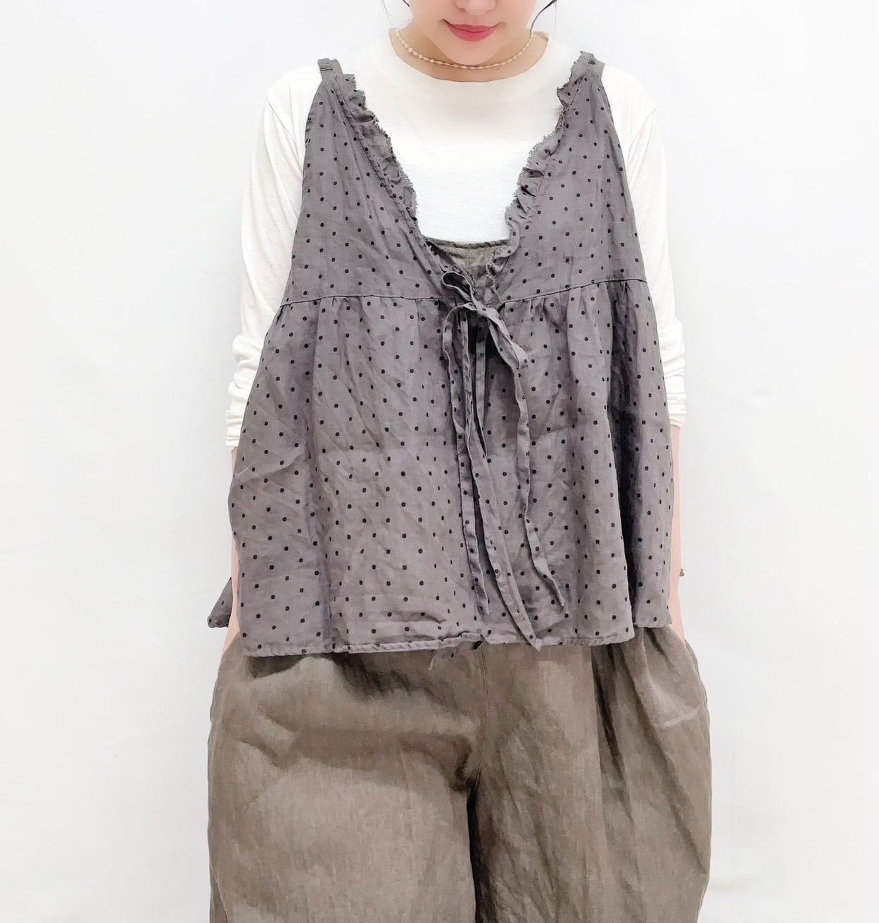 Gauze#】スモールドットキャミソール / G1168 | syozikiya online shop