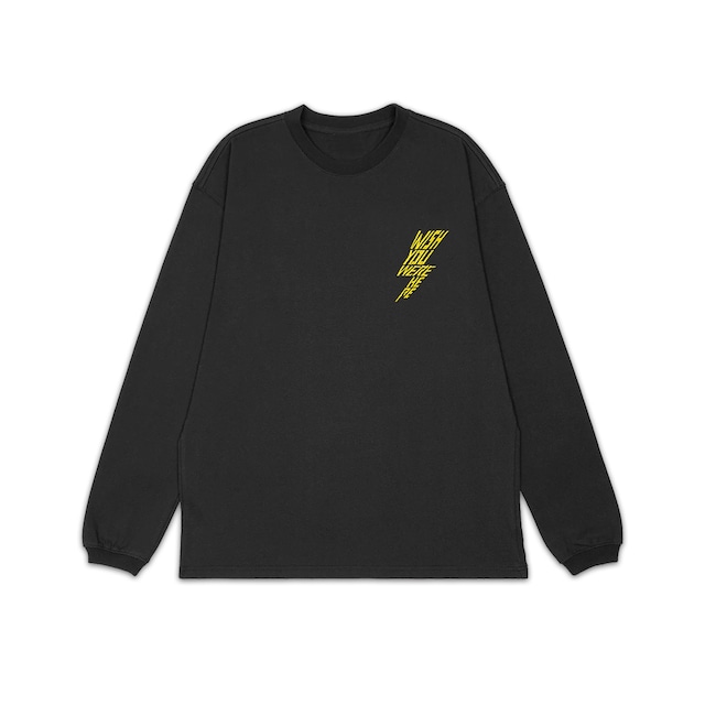 High Voltage Long Sleeve T BLACK