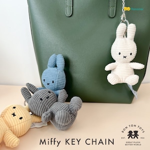 ミッフィー KEY CHAIN ぬいぐるみ  キーホルダー キーチェーン お祝い コーデュロイ BONTON TOYS ボントントイズ