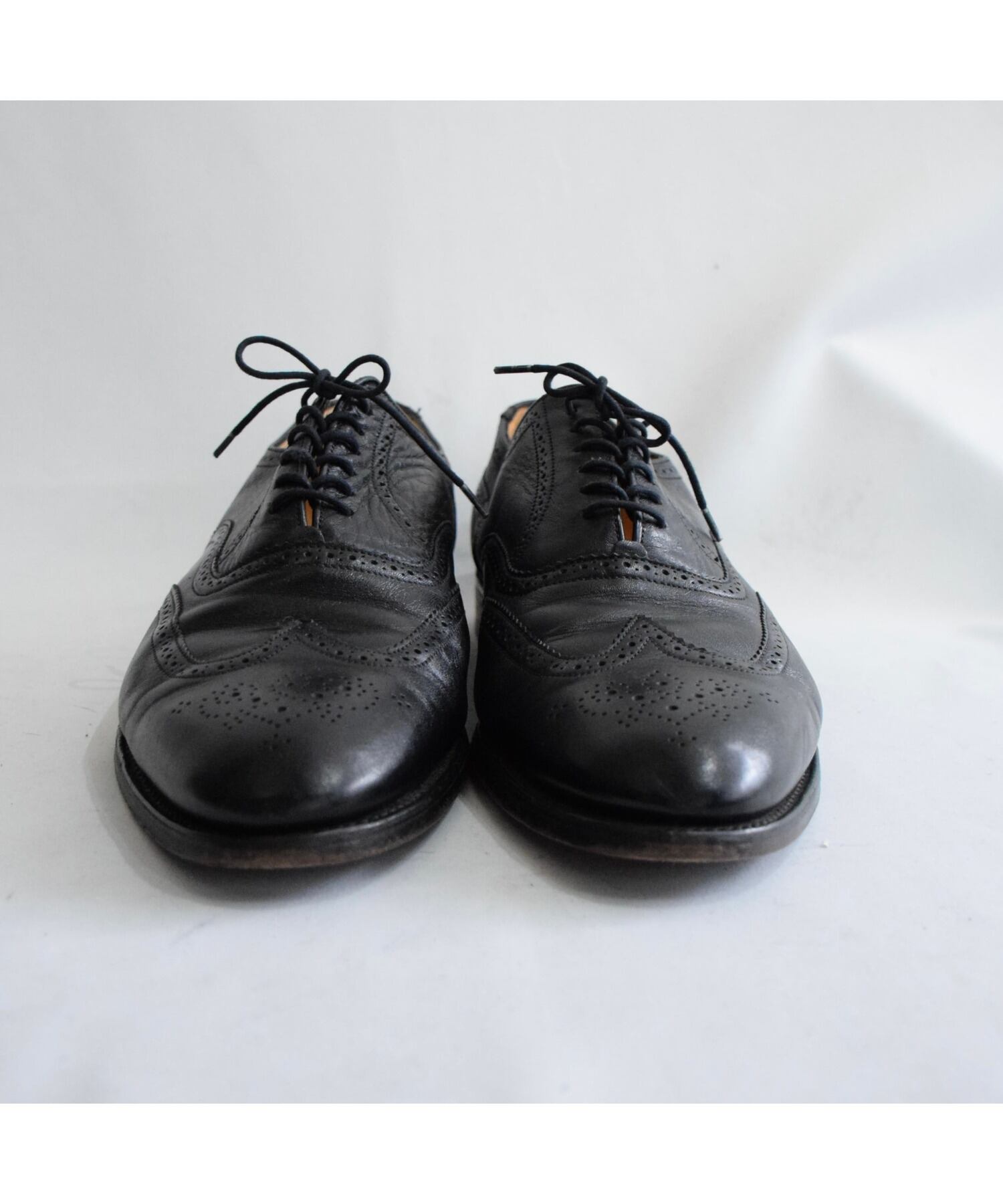 96 GRENSON ウイングチップ レザーシューズ メンズ 28cm ブラック 革靴