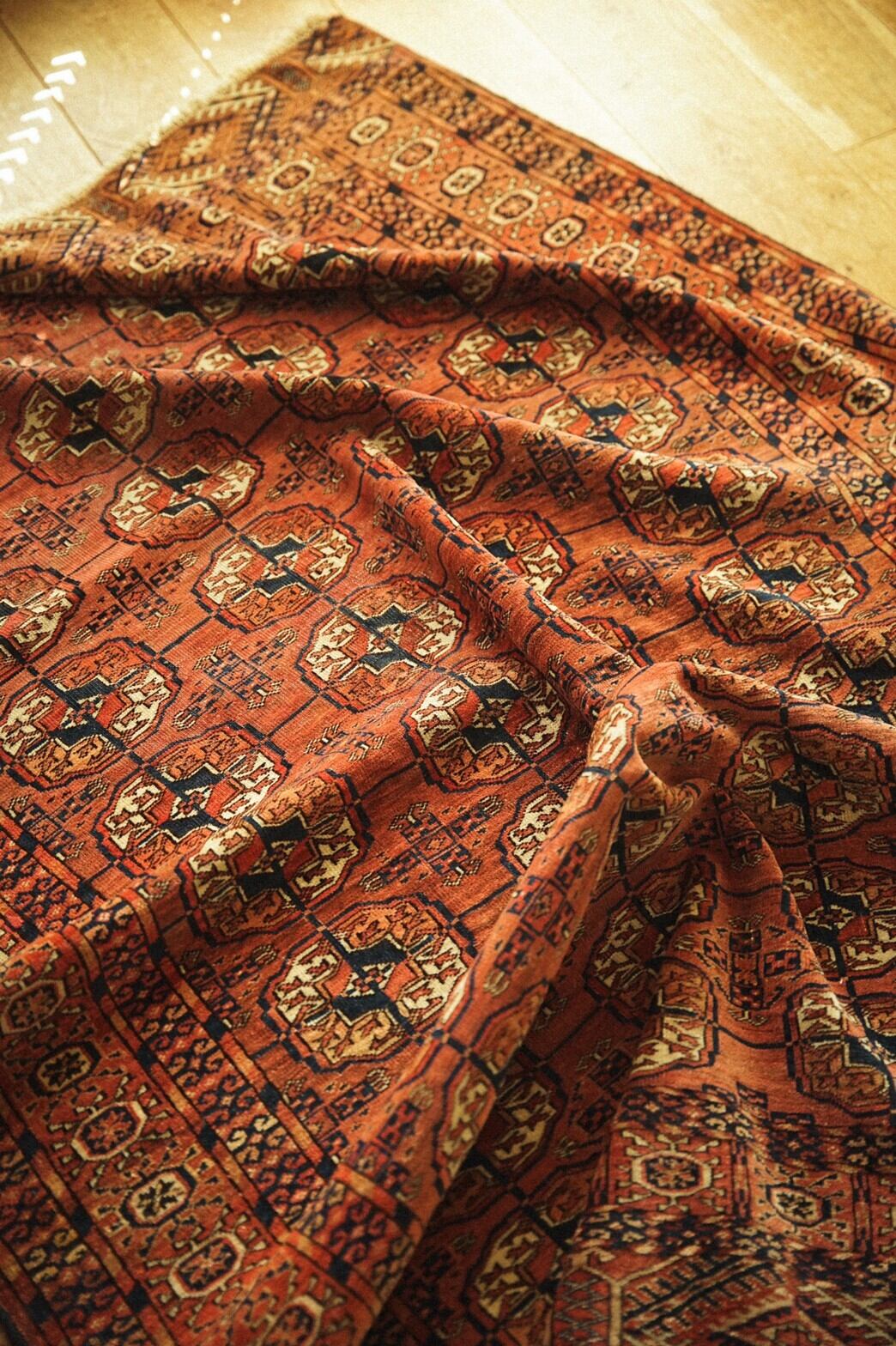 341-Antique Turkmen rug