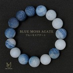 海の静寂が宿る癒しと浄化の青|MIKI-JEWELRY モスアゲート〈オーシャン〉ブレスレット|Bracelet Type|Moss Agate Ocean Bracelet|