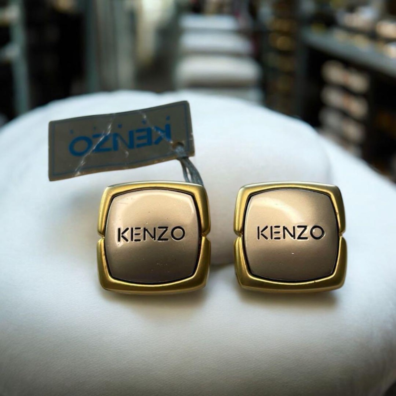 KENZO スクエア型カフリンクス