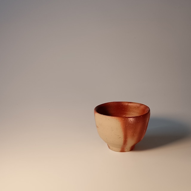 備前緋襷酒呑 Bizen sake cup