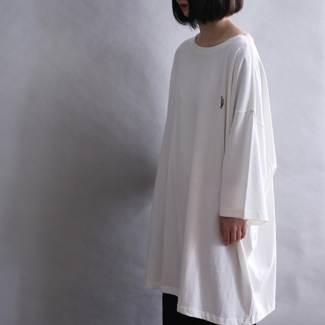 one point logo h/s super big tee