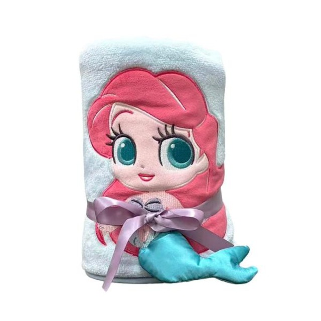 【コストコ】【3セット】キャラクター ハーフブランケット 100 x 140cm アリエル
