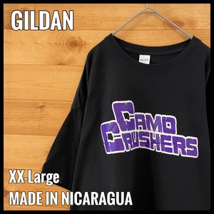 【GILDAN】少年野球チーム プリント ロゴ Tシャツ XXL ビッグサイズ US古着 アメリカ古着