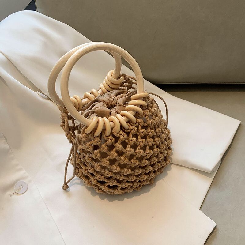 夏の新しいレディーススモールバッグ2020新しいトレンディなファッションワイルドインハンドバッグバージョンのネットレッドバケットバッグ 手作りハンドバック46969559878