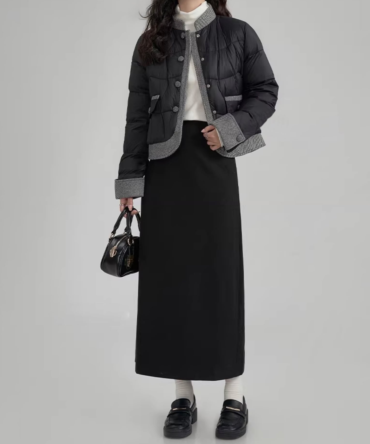 みてみて80s90s★CATブラウンダックキルティング中綿ジャケット bazzstore_1134510329678