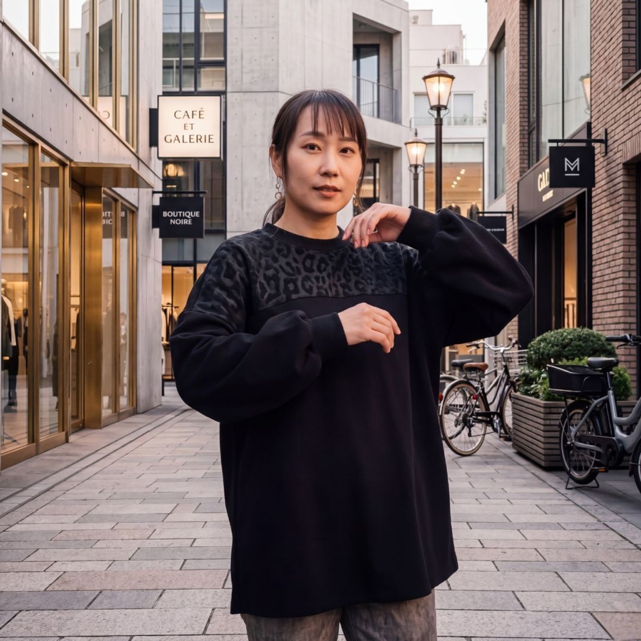 型紙 lady's アーバンボリュームブラウス ML-048-00FD