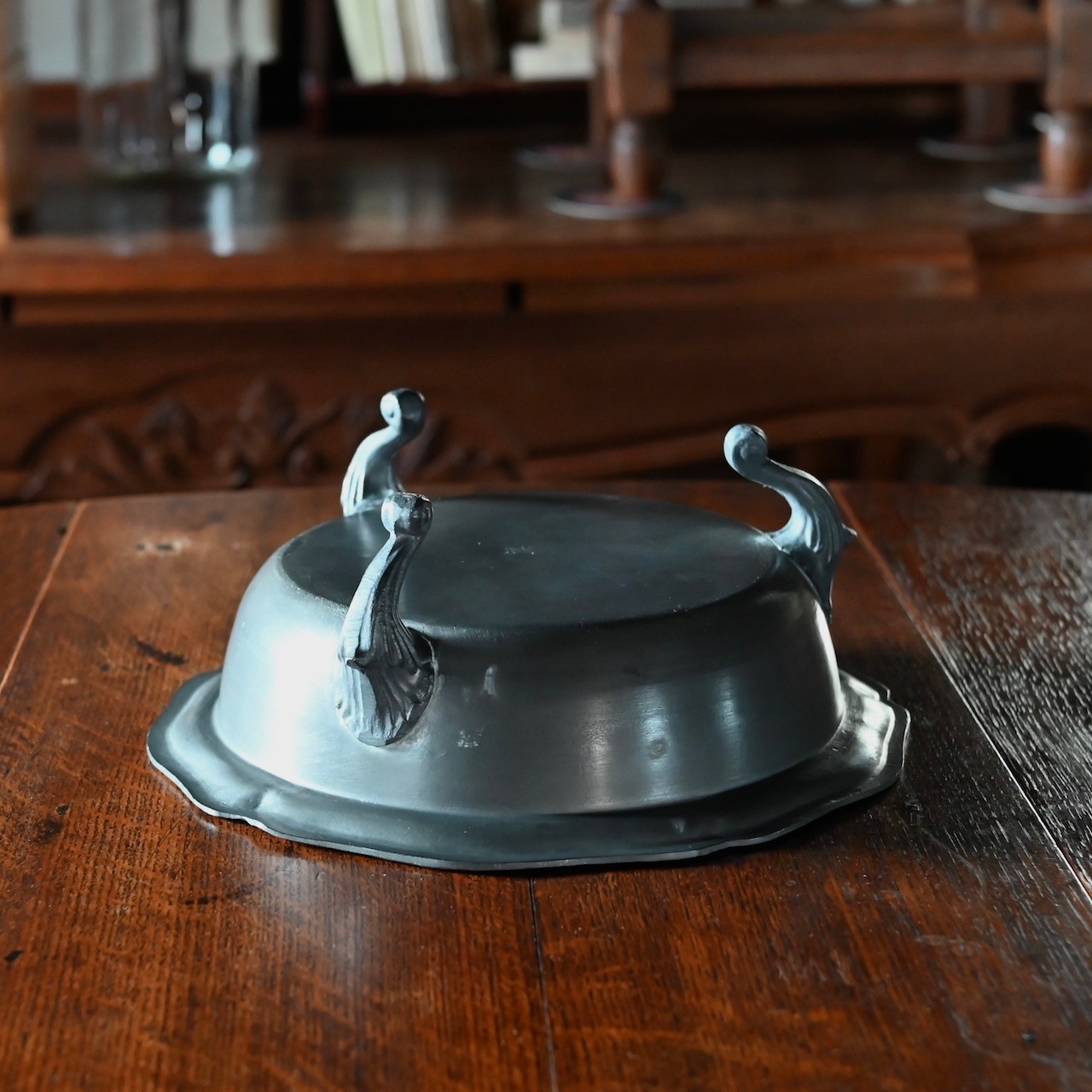 Pewter Bowl / ピューター ボウル【B】〈 器・エタン・収納・店舗什器・食器・アンティーク・ヴィンテージ 〉113944