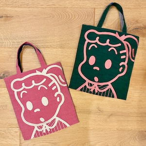 OSAMU GOODS x HARAPPA flat tote