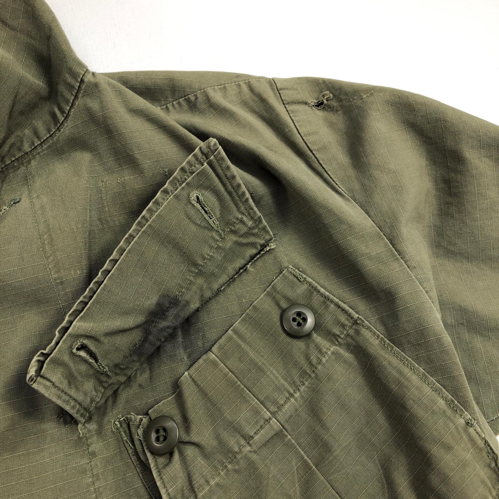 70年代 U.S.ARMY COMBAT TROPICAL RIP-STOP 4th jungle fatigue jacket