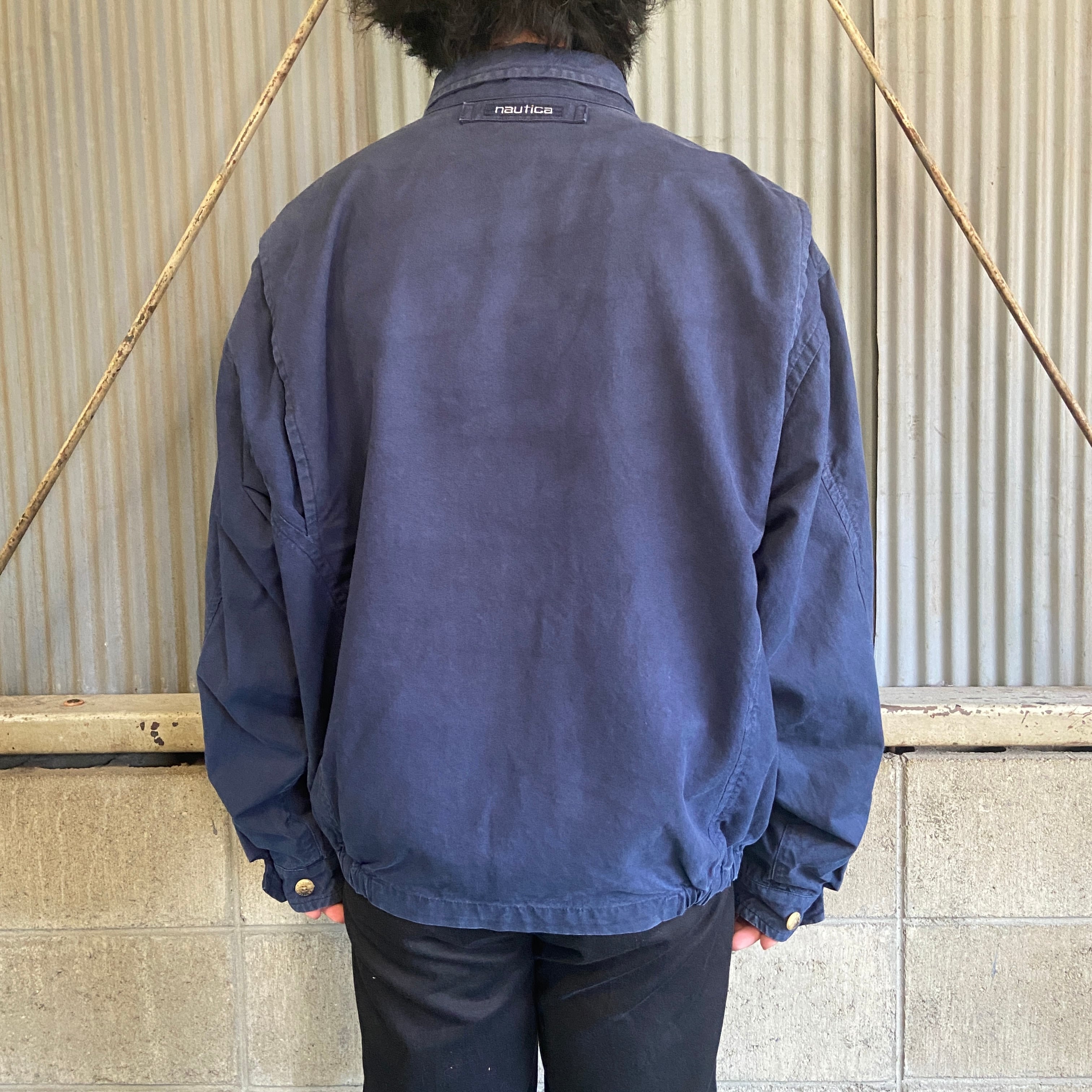 90年代 NAUTICA ノーティカ スイングトップ メンズXL相当 古着 90s 