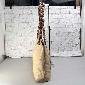 CHANEL シャネル ココマーク キャビアスキン トートバッグ ベージュ A-13746