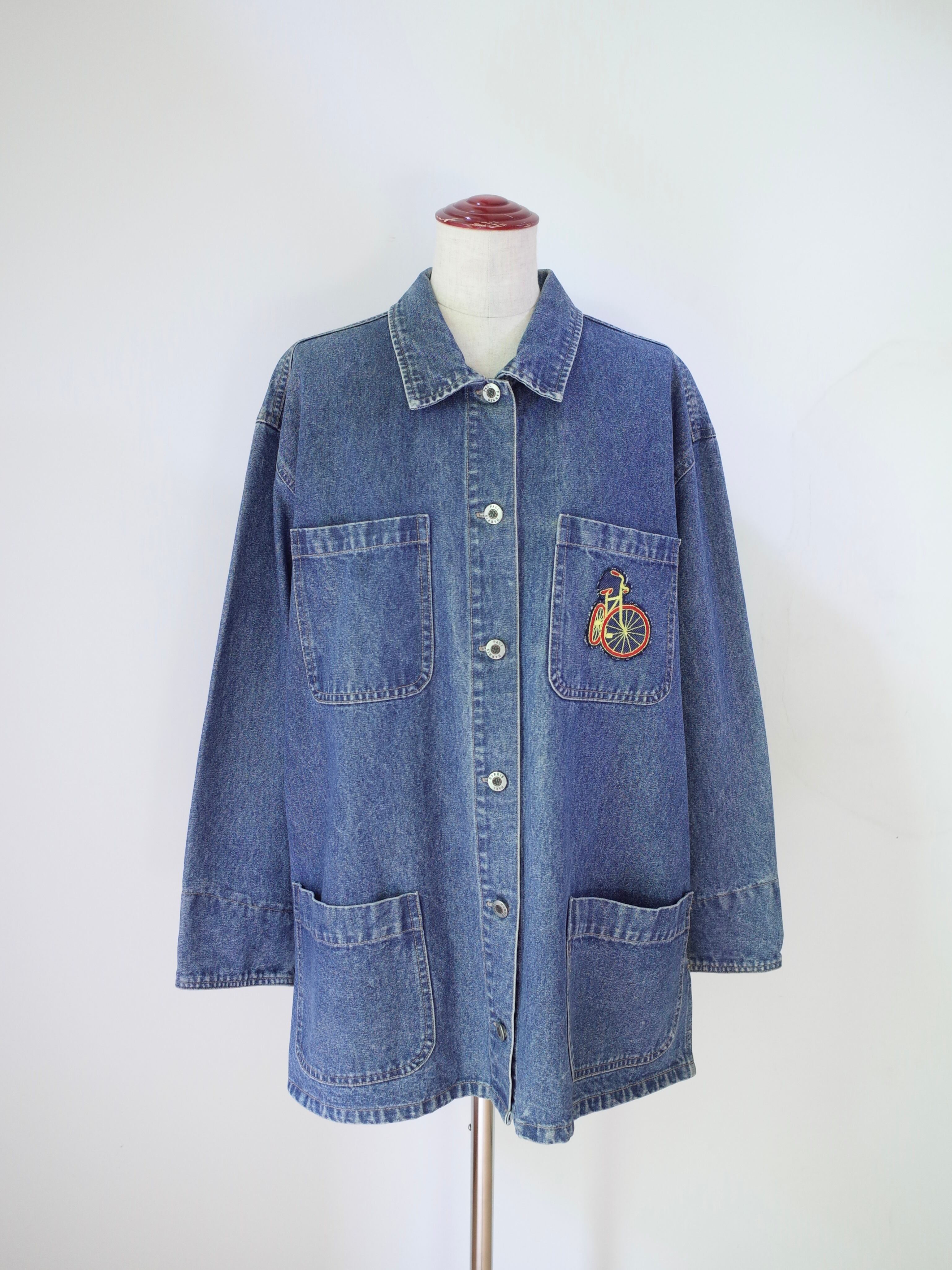 90s Denim Coverall Jacket | port.