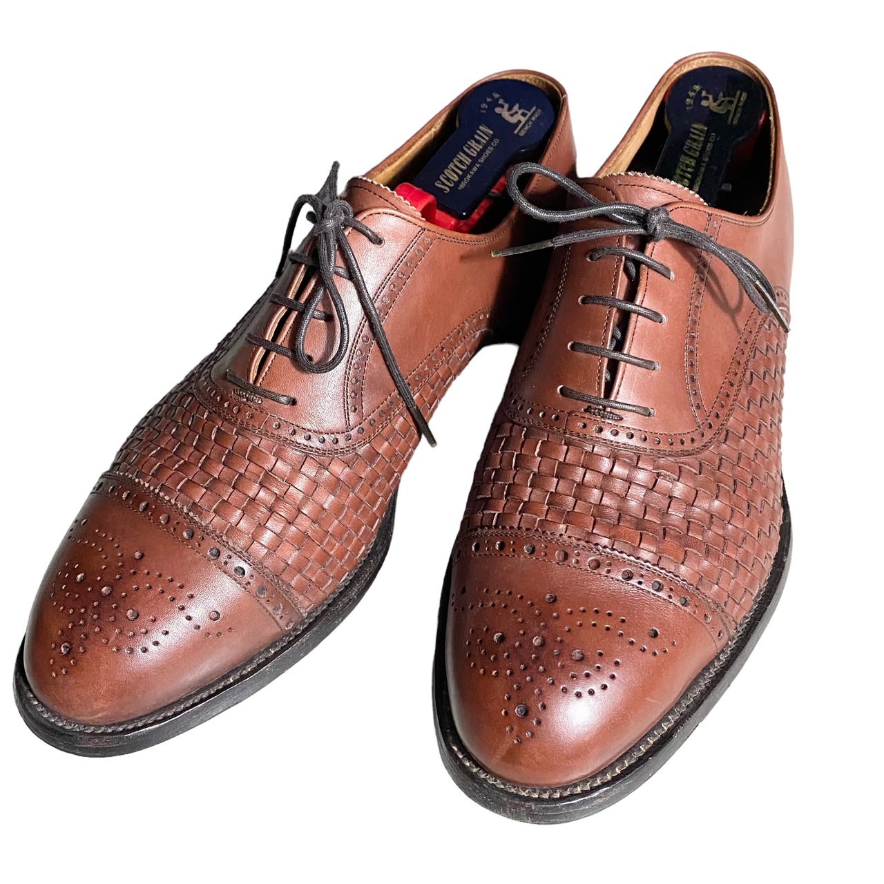 SCOTCH GRAIN leather shoes