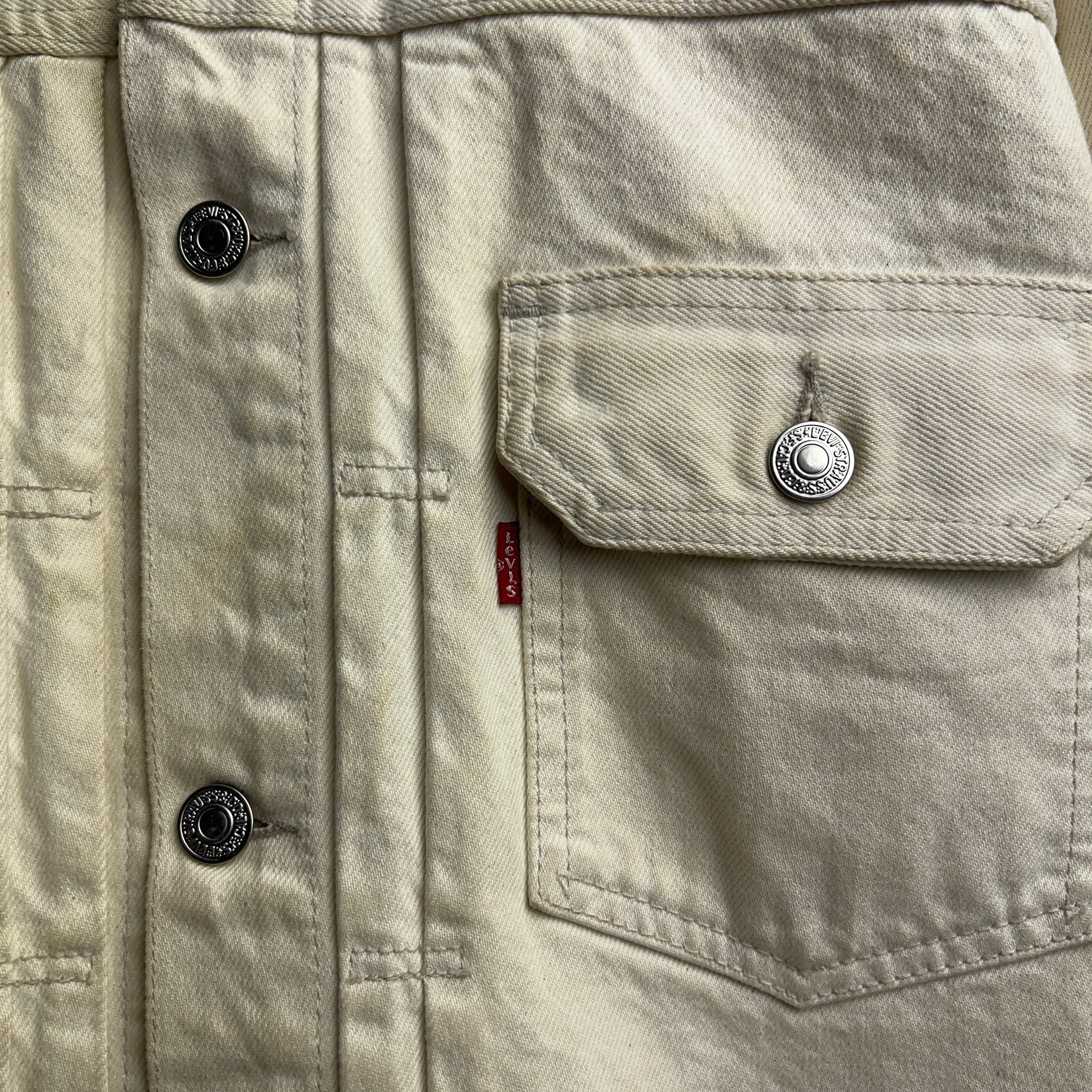 90's Levi's 70502 2nd Type White Denim Jacket 90年代 90's Levi's 70502 2nd Type White Denim Jacket 90年代