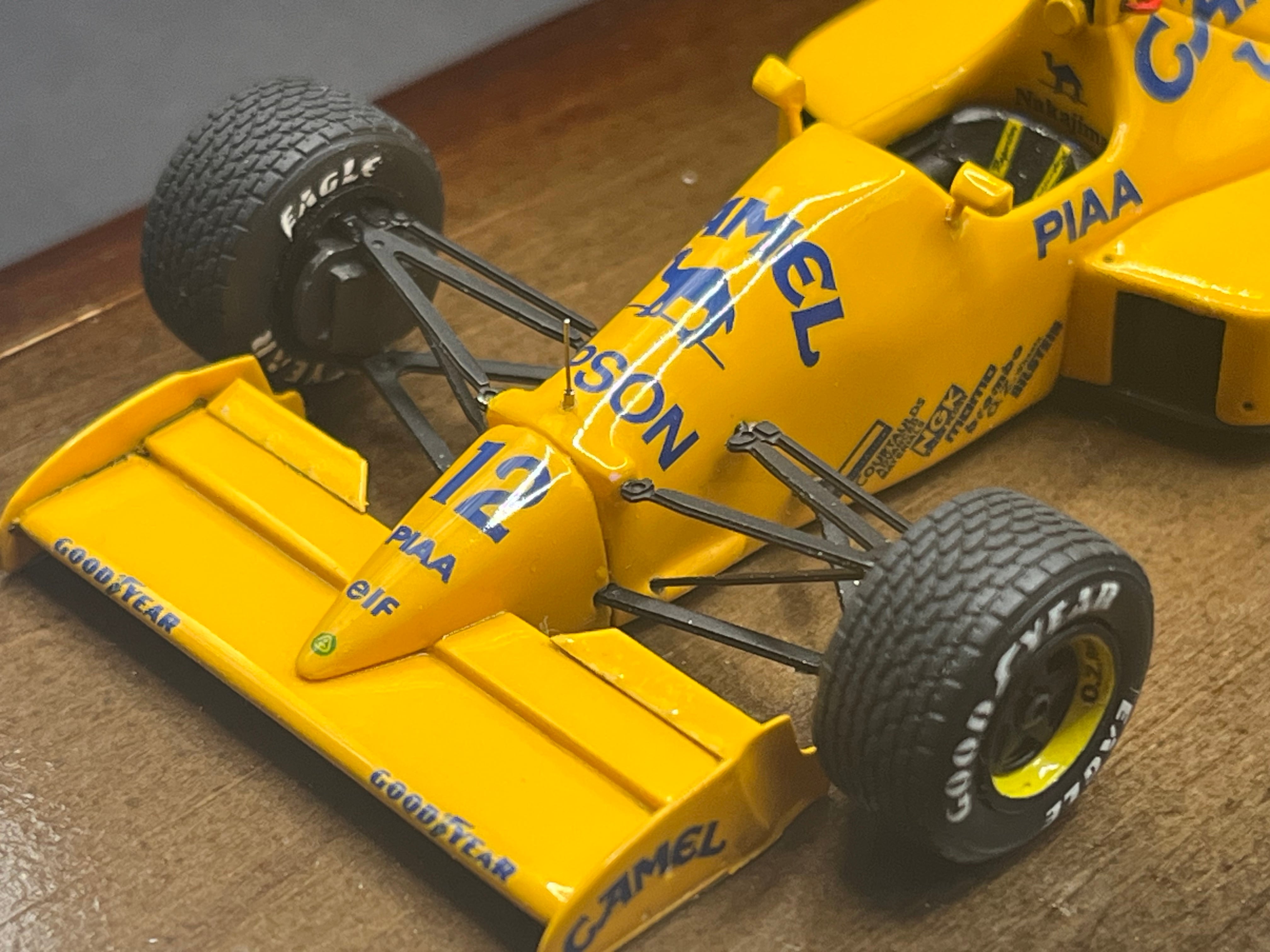 1/43 Tameo ロータス101ジャッド 中嶋悟 オーストラリアGP ファステ