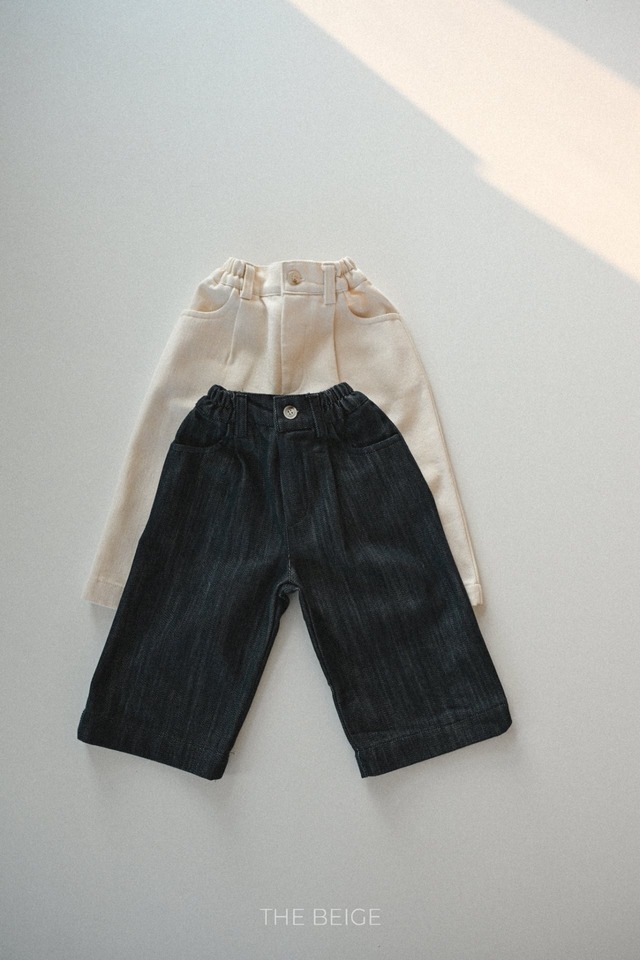 the beige［取寄］denim straight pants 26spring