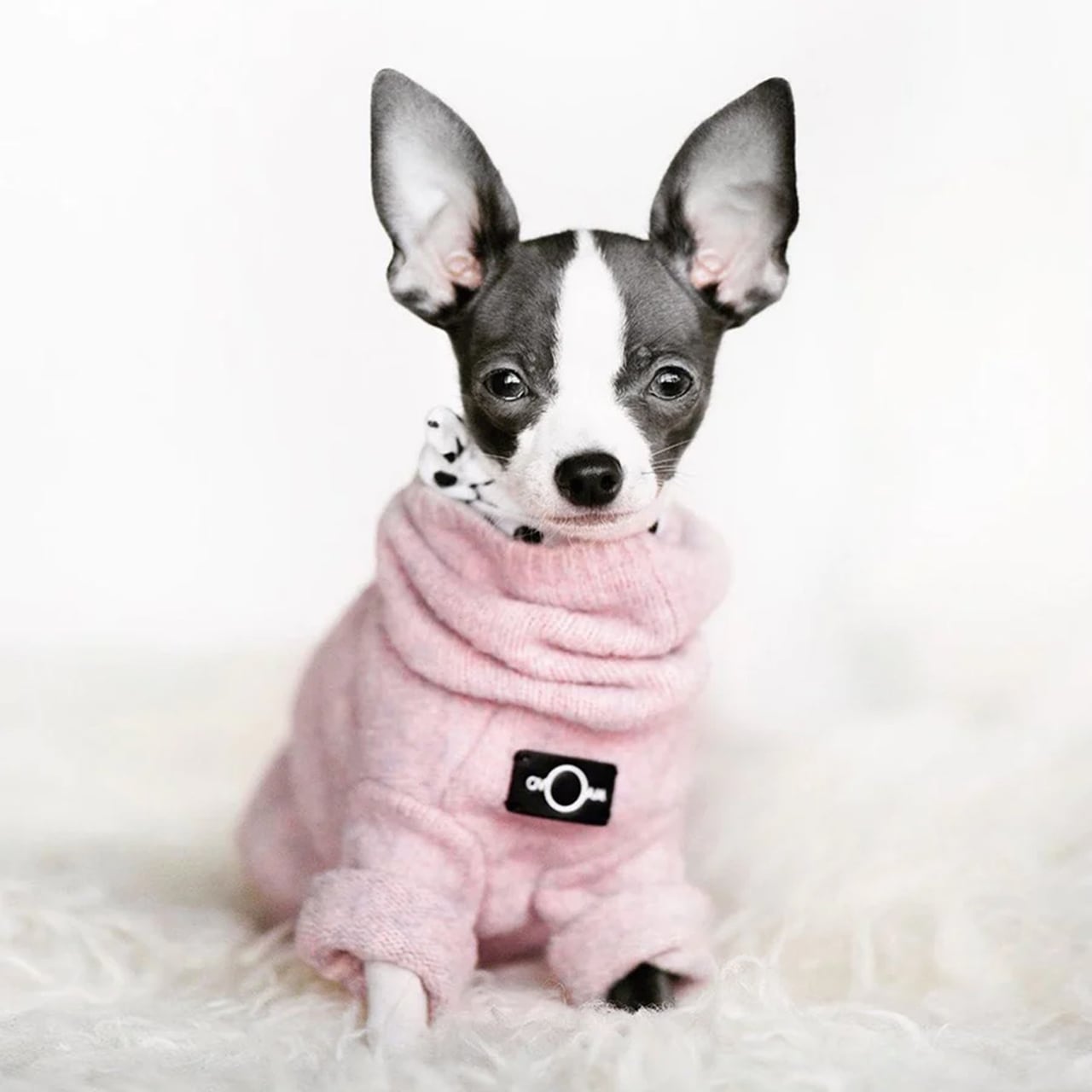 TURTLE NECK SWEATER(Pink) / OVER GLAM