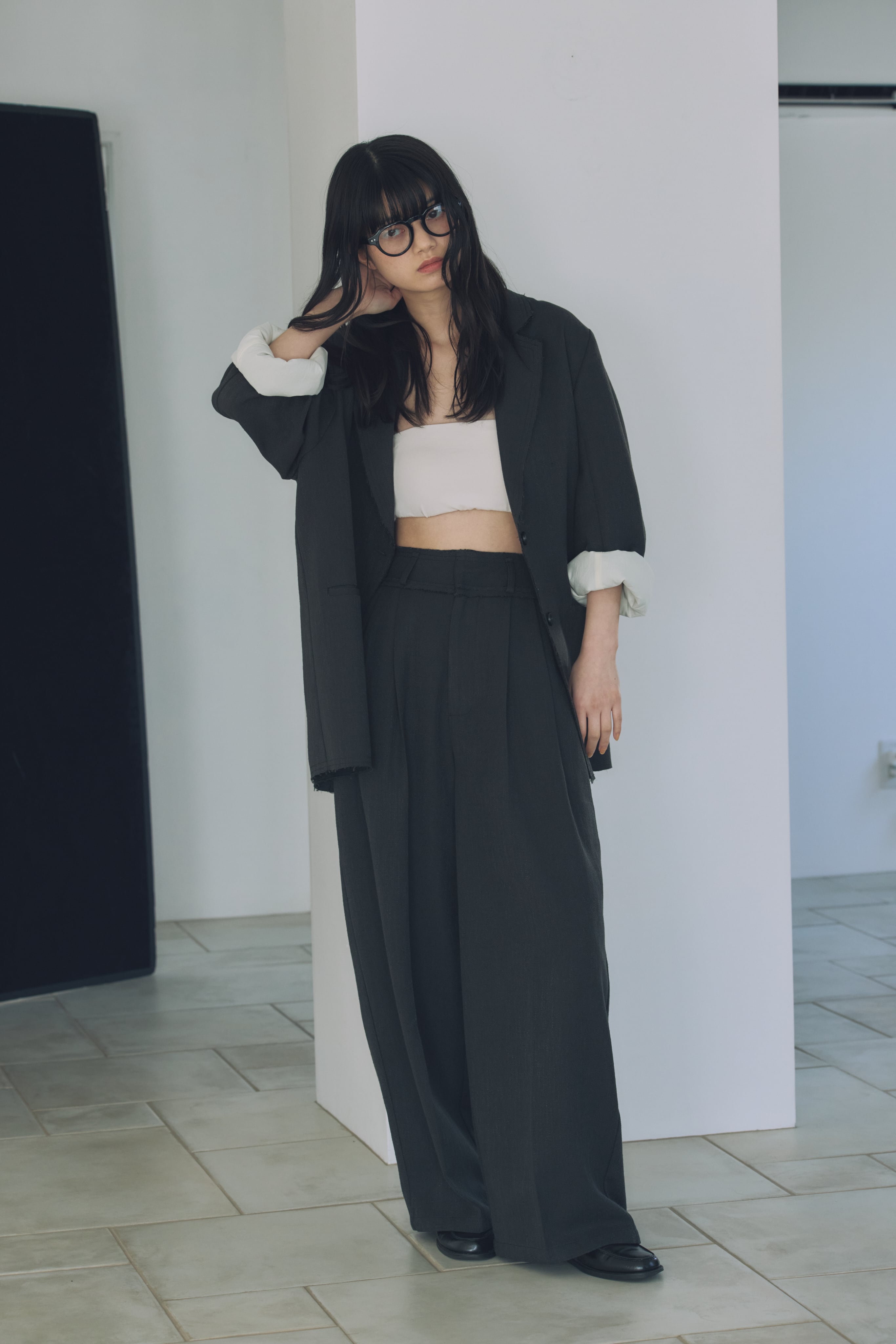 DU260514 Cut Off Design Jacket 【set up可】【Re Stock】 | dium.