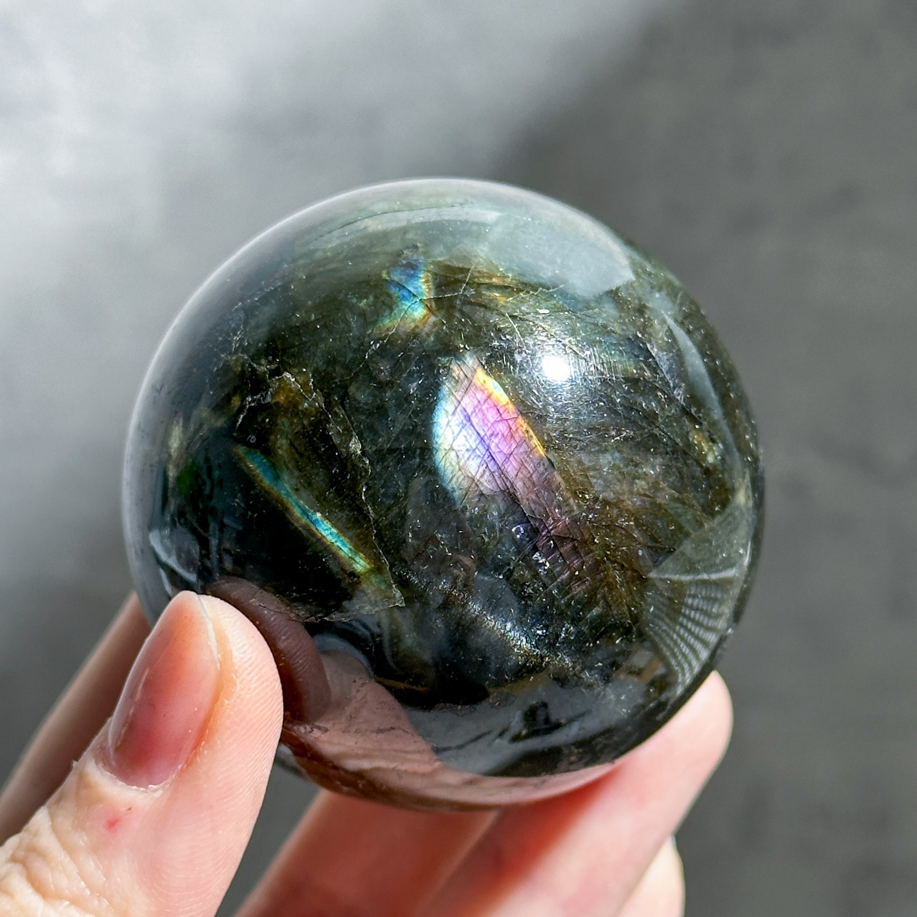 ラブラドライト スフィア 43◇ Labradorite Sphere ◇天然石・鉱物