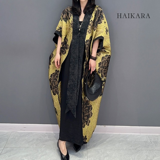 Chinese style floral outerwear