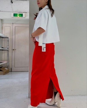 アヤン ayane リブ生地ペンシルスカート納期1月末