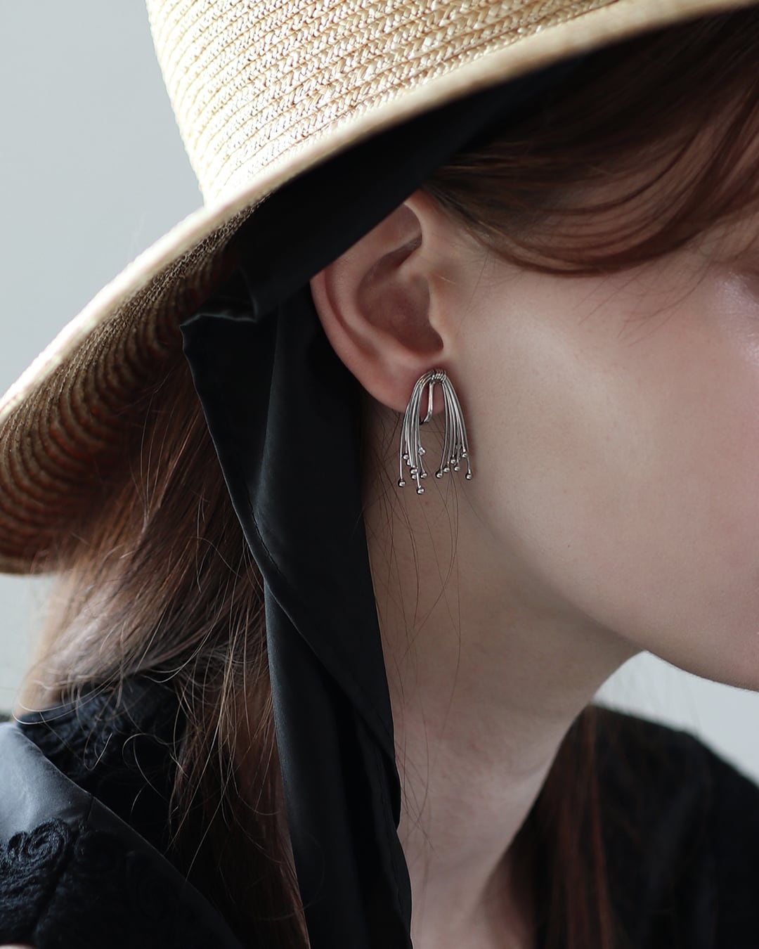 Ball earring & pierce / Silver