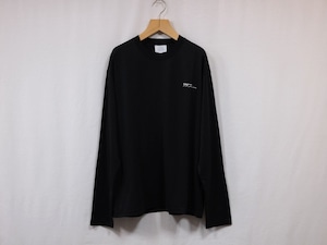 Men's  STUDIO NICHOLSON×SUNSPEL  "MID WEIGHT JERSEY SUNSPEL LONG SLEEVE TSHIRT" BLACK