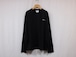 Men's  STUDIO NICHOLSON×SUNSPEL  "MID WEIGHT JERSEY SUNSPEL LONG SLEEVE TSHIRT" BLACK