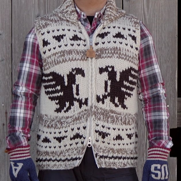 Kanata カウチンセーター（カウチンベスト）｜カナタ社・カナダ製