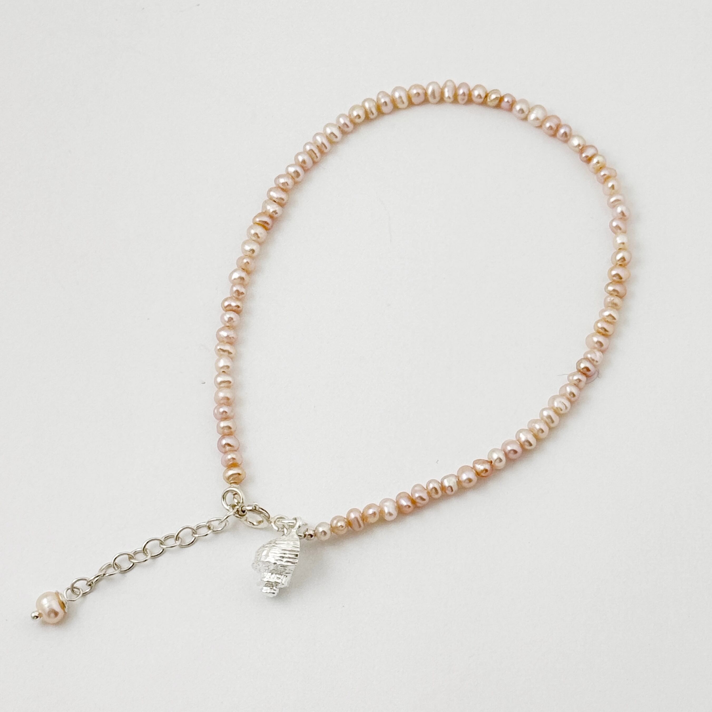 【ラスト2!!】Lagoon Original パール and 巻貝 アンクレット