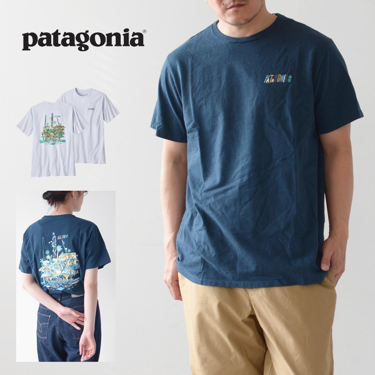 パタゴニア Tシャツ レスポンシビリティー 白 XS 新品     ホワイト