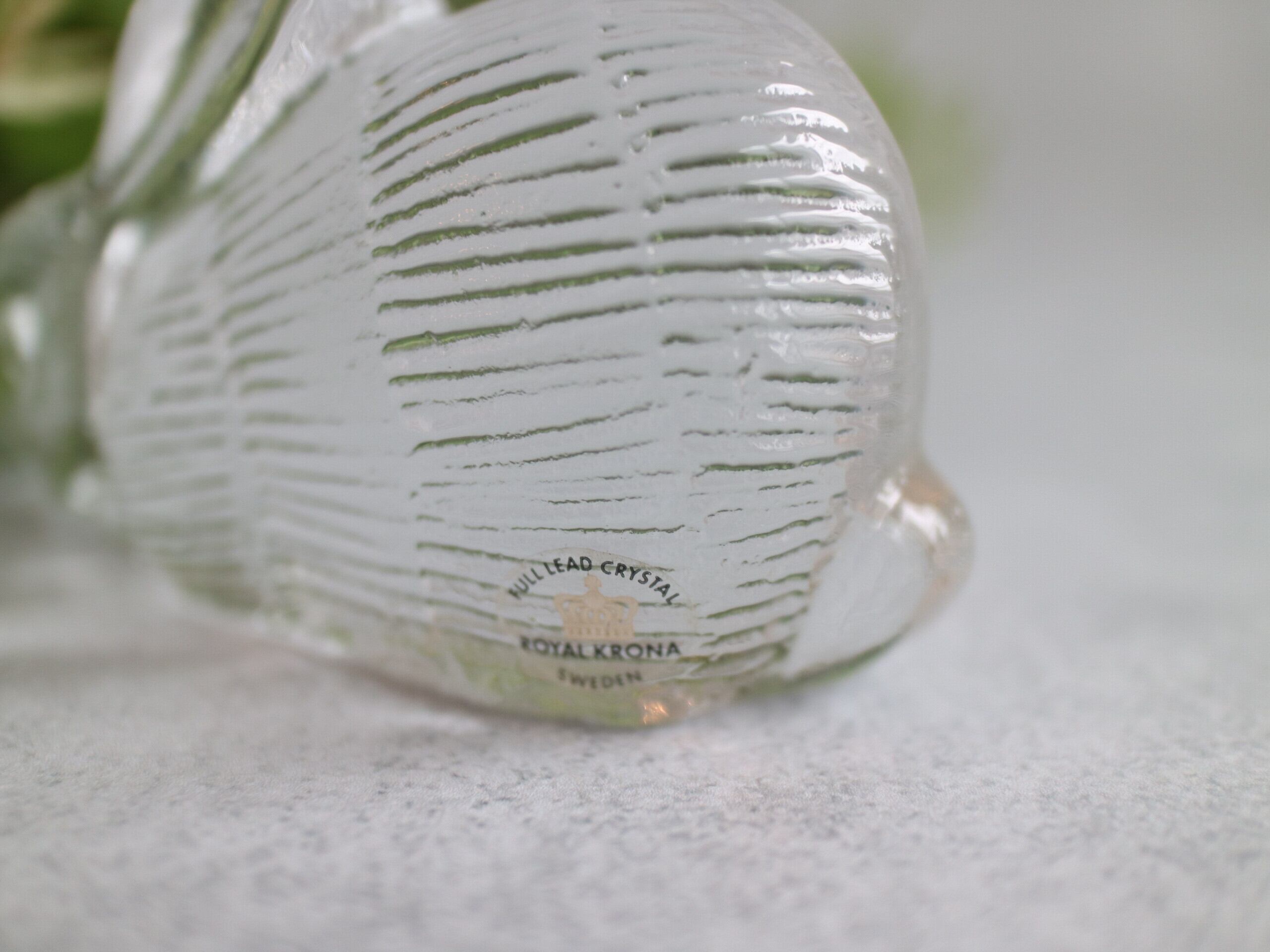 ROYAL KRONA / Lisa Larson / ガラスのオブジェ うさぎ No.5392