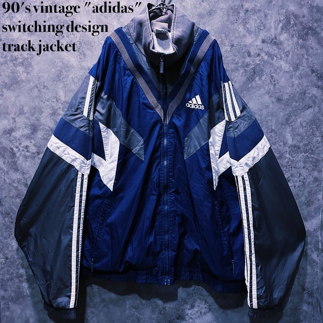 【doppio】90's vintage "adidas" switching design track jacket