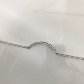 CHAIN BRACELET [SW:TRIANGLE] / スタンプワークトライアングルプレートチェーンブレスレット