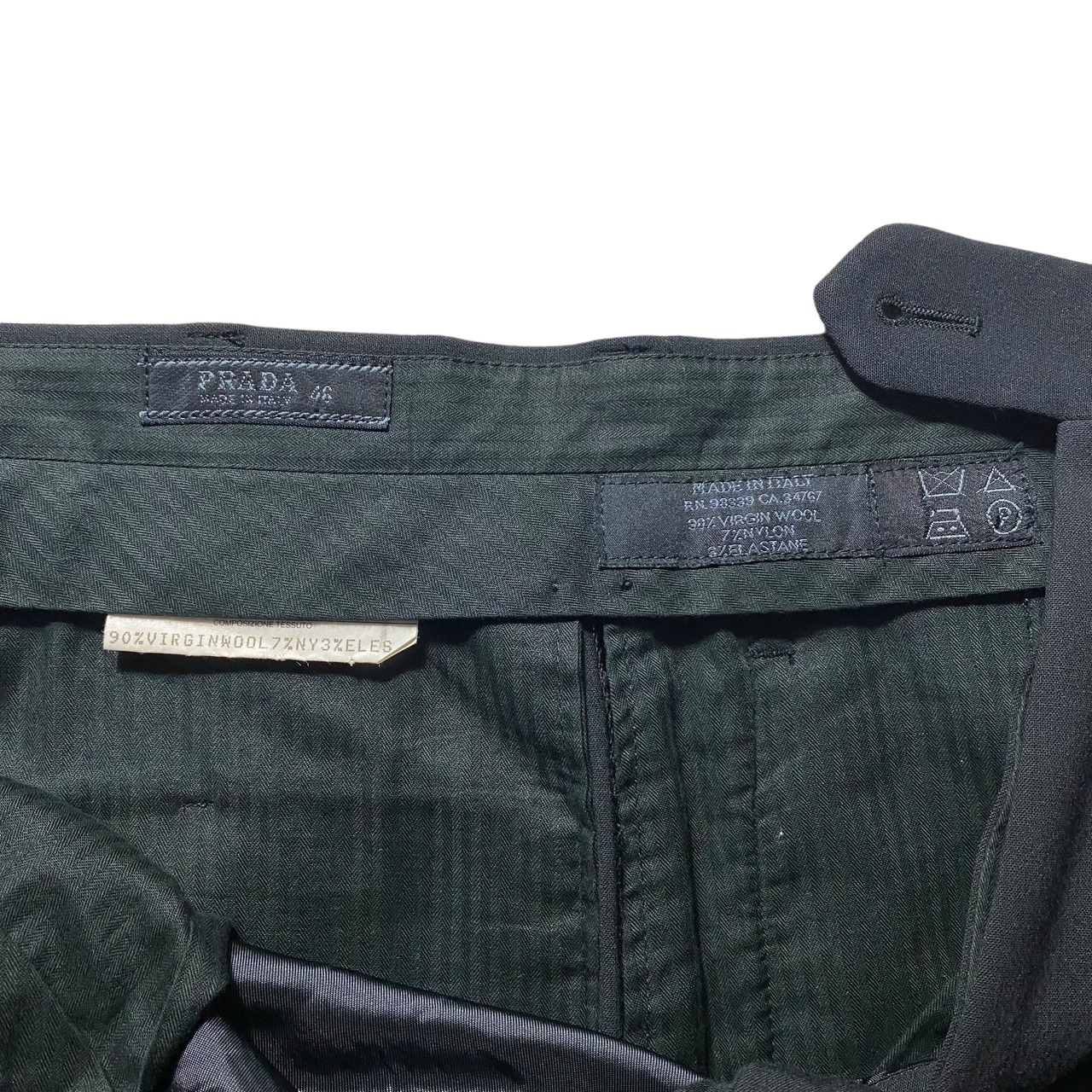 archive PRADA stretch suits set-up