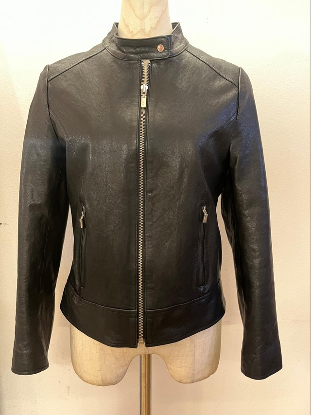 レザージャケットジップ