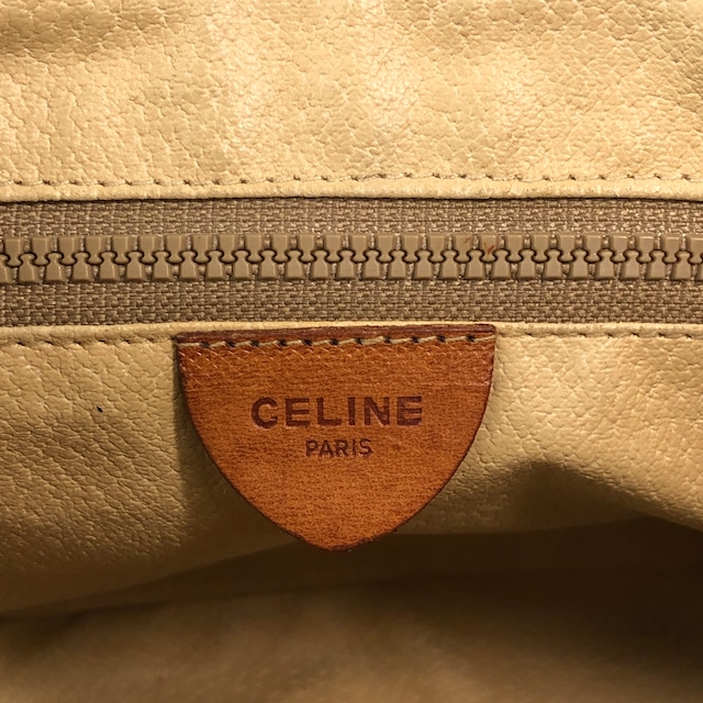 CELINE セリーヌ ショルダーバッグ ブラウン ホースビット PVC vintage ヴィンテージ オールド 7izj8d