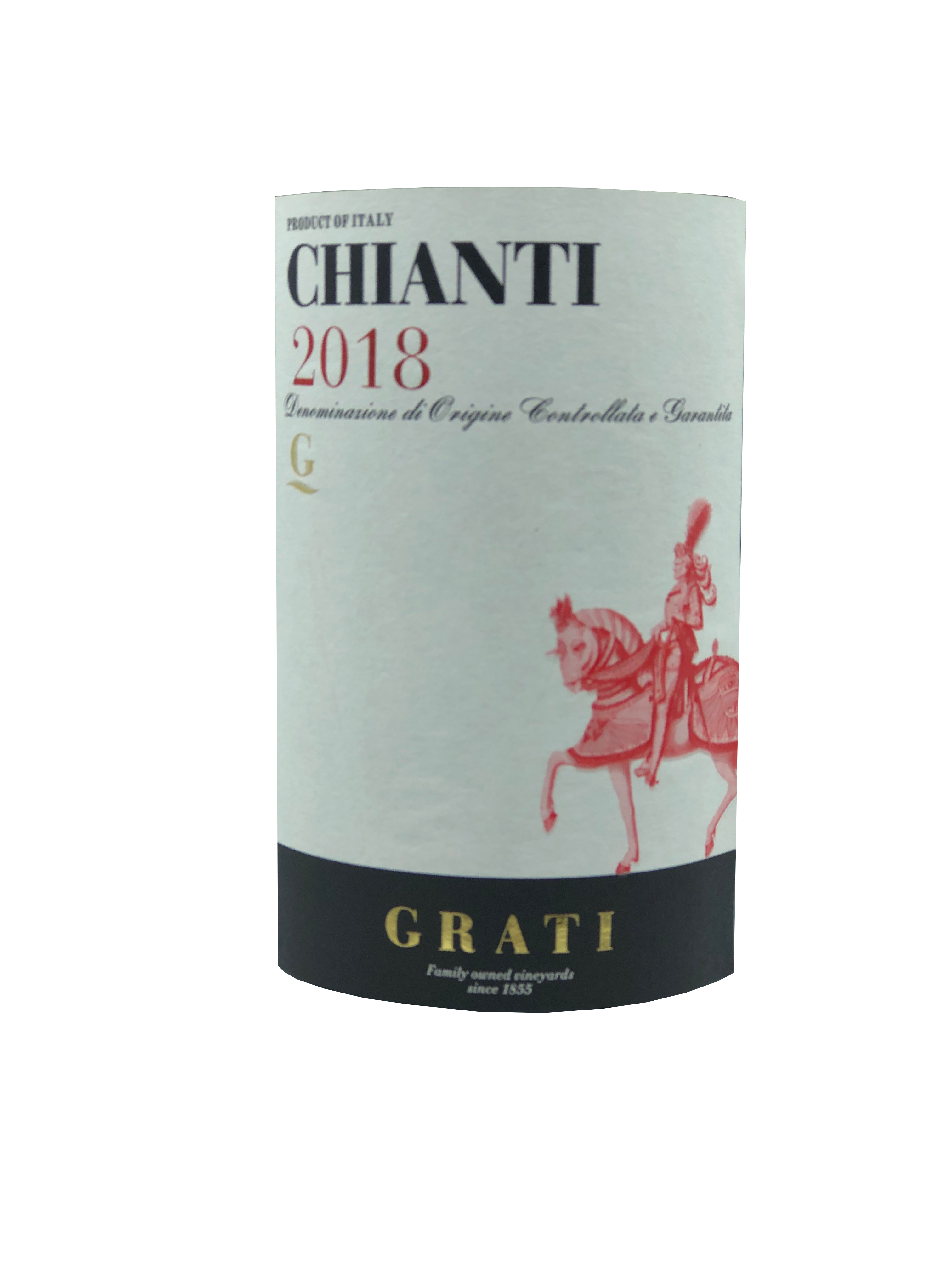 キアンティ　ハーフ　１９　グラーティ　Chianti CAVALIERE 375ml