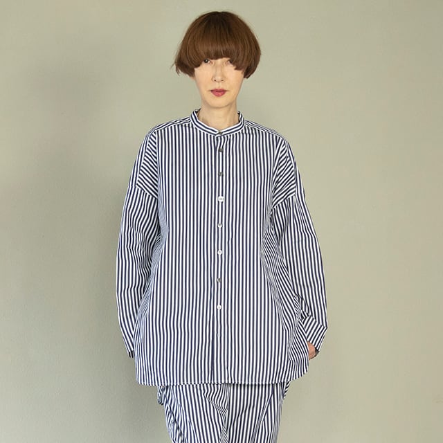 Thomasmaison ストライプシャツ タリン、THOMASMAISONストライプシャツ 夜 | e & co