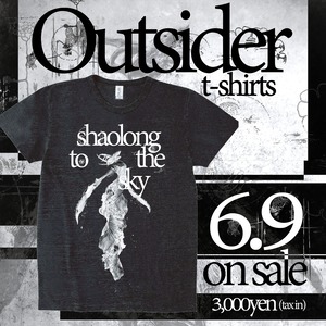 在庫限り 2021年6月9日にリリースされた曲「Outsider」の主人公 Outsider T-shirtsをリリース。