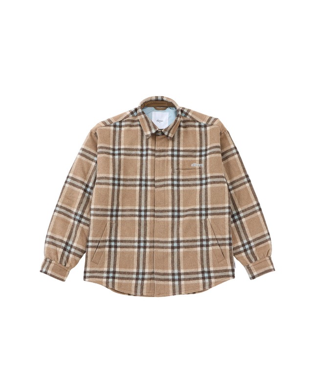 【#Re:room】WOOL CHECK JACKET［REJ153］